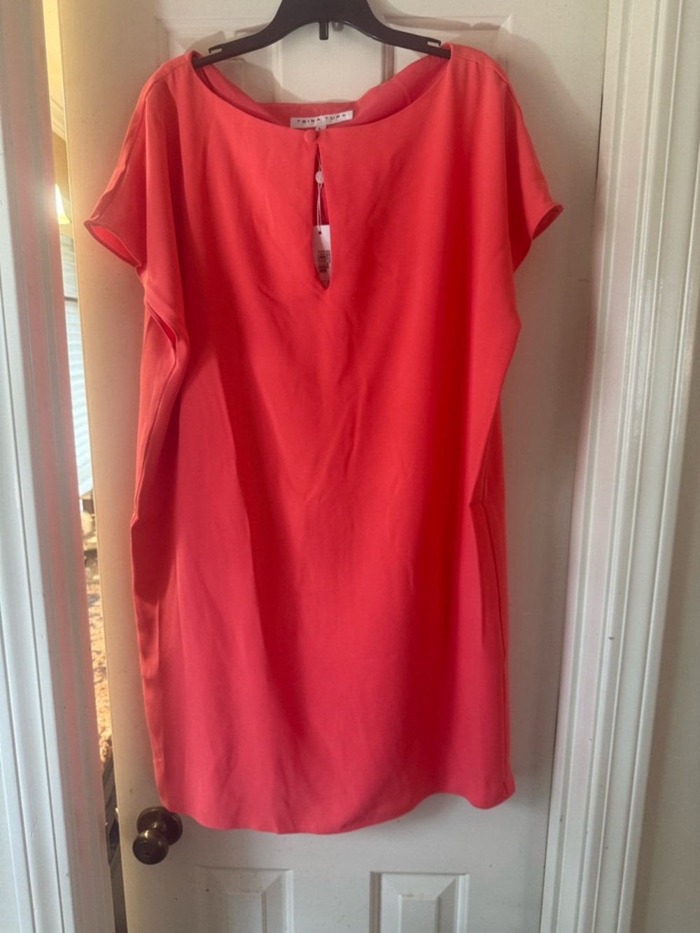 Trina Turk Coral Shift Tunic Dress NWT